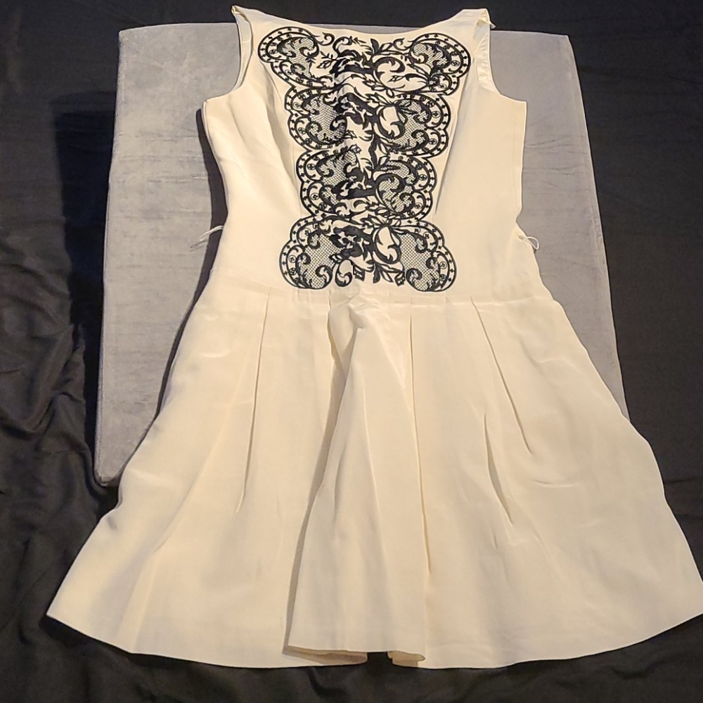 Black and white dress